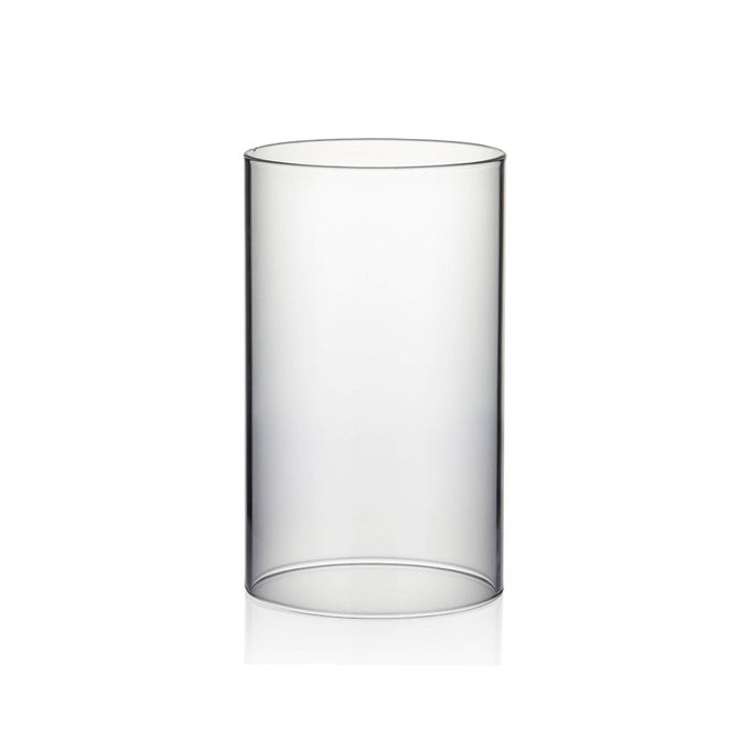 HURRICANE CANDLE HOLDER SLEEVE WIDE 35 HEIGHT 6 CLEAR GLASS CYLINDER CANDLEHOLDER CHIMNEY TUBE OPEN ENDED CANDLE SHADE 1 PIECE