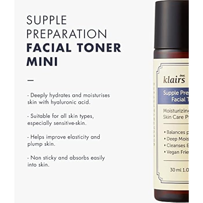 DearKlairs Supple Preparation Facial Toner, pH Balance, Moisturizer, Korean Skincare, Non-Sticky, for Sensitive Skin Face, K-Beauty, 1.01 Fl Oz - Image 2