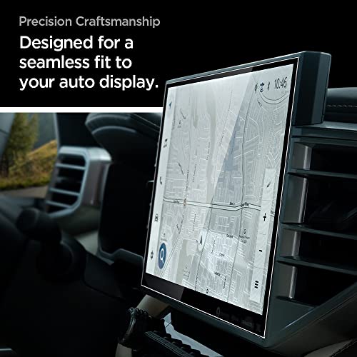 Spigen Tempered Glass Screen Protector [GlasTR Slim] designed for Toyota Tundra(2025-2022), Sequoia(2025-2023), Tacoma(2024/2025), 4Runner(2025) 14 inch Dashboard Touchscreen - Matte/Anti Finger Print - Image 5