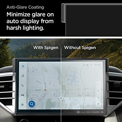 Spigen Tempered Glass Screen Protector [GlasTR Slim] designed for Toyota Tundra(2025-2022), Sequoia(2025-2023), Tacoma(2024/2025), 4Runner(2025) 14 inch Dashboard Touchscreen - Matte/Anti Finger Print - Image 4