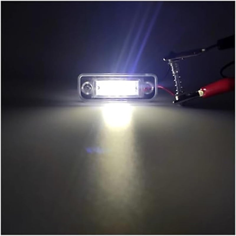 DEMULAX 2Pcs White License Plate Light for Benz - Image 5