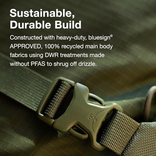 Osprey Sojourn Porter 65L Travel Backpack - Carry-On Compliant Luggage with StraightJacket Compression and Padded Laptop Sleeve - Durable Pack for International or Urban Travel Black - Image 5