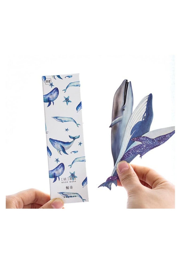 Generic Whale Shape Bookmarks Book Mark Stationery Reading Accessories Paper Bookmark Label 30 Pcs 15.5X4.5CM - Image 4