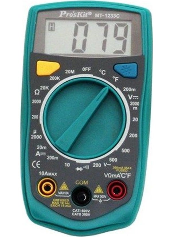 Proskit MT-1233C Digital Multimeter Measurement Instrument  - Image 2