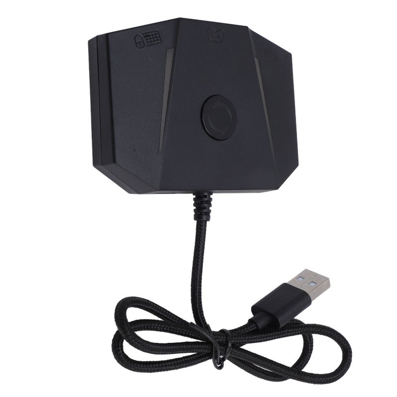 Game Console Mouse and Keyboard Converter APP Control Gaming Mouse Keyboard Adapter with RGB Light for X/S for Switch - Image 1
