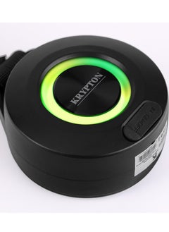 كريبتون مكبر صوت محمول قابل للشحن مع ميكروفون وجهاز تحكم عن بعد، KNMS5397 | مدخلات BT/ TF/ USB/ FM/ Micro SD & Aux | مكبر صوت كاريوكي مع شاشة LED | بطارية 3.7 فولت 1500 مللي أمبير | شاشة LED  - Image 3