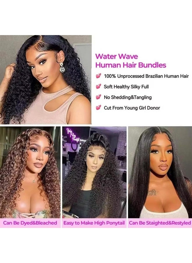 Yavida Water Wave Human Hair Bundles Wet And Wavy Human Hair Weave Bundles Brazilian Bundles Human Hair Unprocessed Remy Human Hair Water Wave Bundles 10 12 14 Inch - Image 2