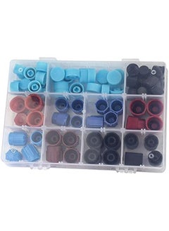 Generic 77PCs Car Auto R134a AC A/C System Valve Core Dust Caps Set Air Seal Air Conditioning Valve Replacement Caps  - Image 3