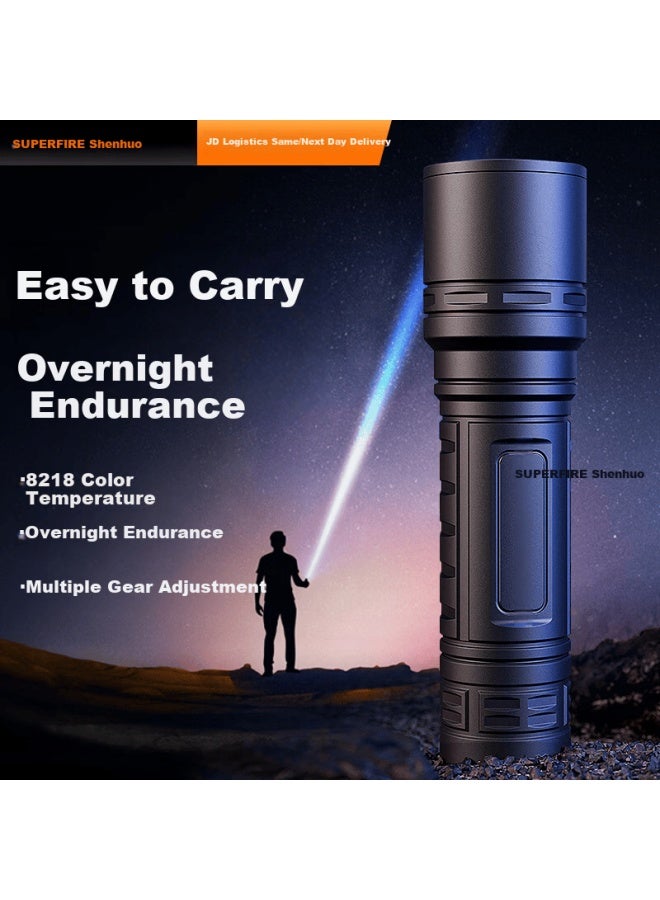 Supfire Mini Portable High Brightness Flashlight Long Battery Life Outdoor Camping Home Use Small Torch - Image 1