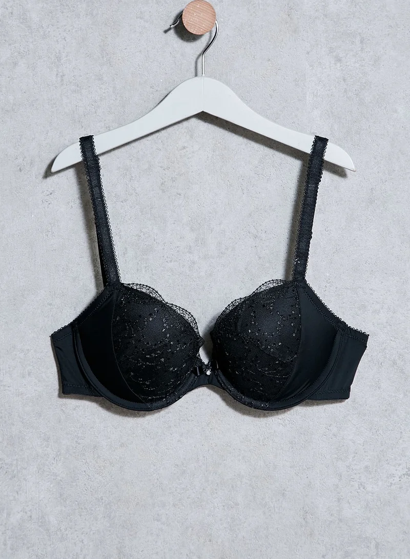 Dorina Scallop Push Up Bra