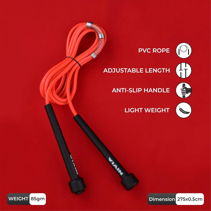 Nivia  Nivia Trainer Jump Rope with Adjustable Height for Effective Workouts and Weight Loss  | Best Price UAE