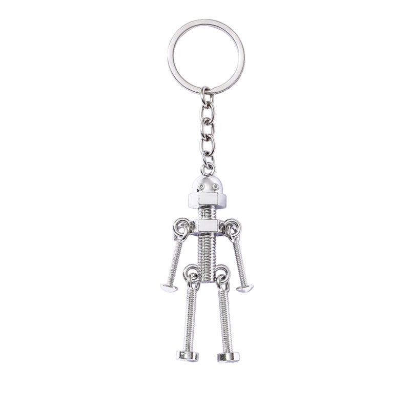 Handmade DIY keychain pendant with adjustable screws - Image 1