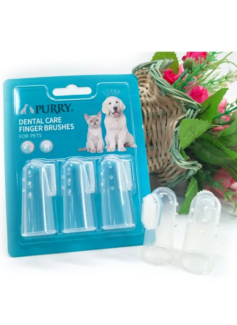 Purry Silicone Dental Care Finger Brushes Set for Pets (3pcs) - pzsku/ZBF62E490DF8AB7977C23Z/45/_/1726839953/561561f4-2f05-4f7a-8e3c-2e51a89f49b8