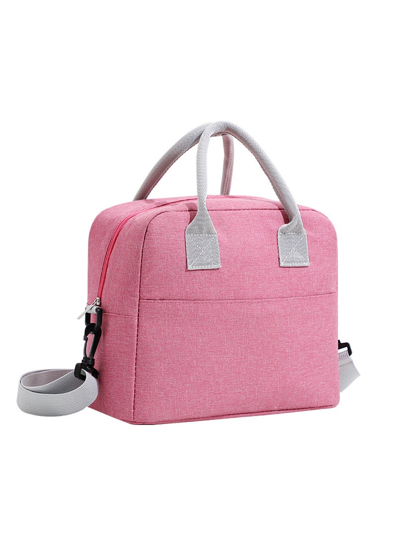 Generic Cationic Lunch Bag Insulated Thermal Box Pink 