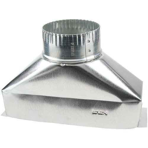 Deflecto Deflect-O Jordan 4 in. Dia. x 10 in. L Galvanized Steel Duct - Image 5