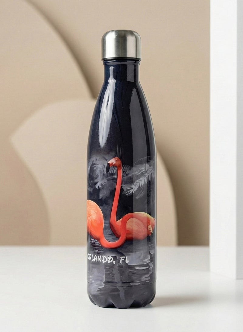 أو جي إس زجاجة مياه استانلس ستيل عازلة للبرودة 24 ساعة والحرارة 12 ساعة – أنيقة، محكمة الإغلاق وسهلة الحمل - Image 1