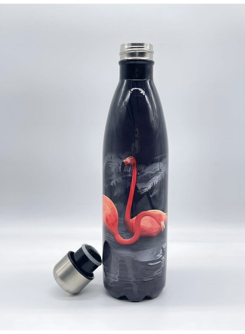 أو جي إس زجاجة مياه استانلس ستيل عازلة للبرودة 24 ساعة والحرارة 12 ساعة – أنيقة، محكمة الإغلاق وسهلة الحمل - Image 3