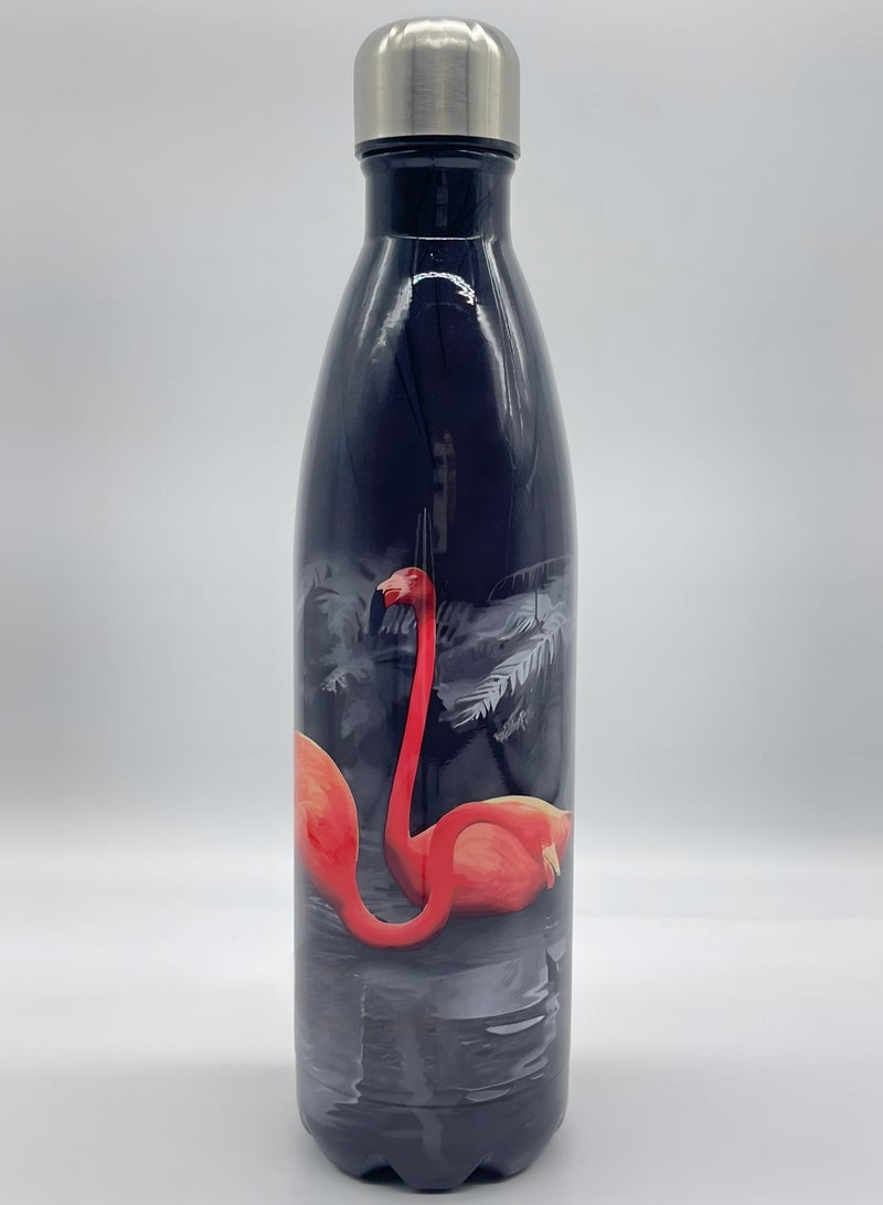 أو جي إس زجاجة مياه استانلس ستيل عازلة للبرودة 24 ساعة والحرارة 12 ساعة – أنيقة، محكمة الإغلاق وسهلة الحمل - Image 2