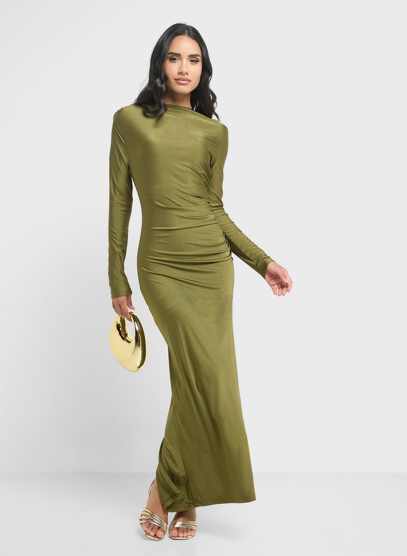 جينجر فستان سهرة بأكمام طويلة - Image 4