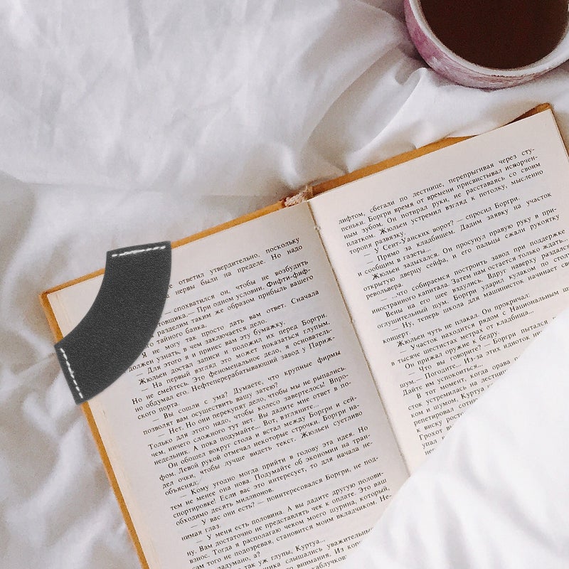 3Pcs Artistic Bookmark Note Label Bookmark PU Bookmark for Men Women Stylish Page Marking Marker - Image 5