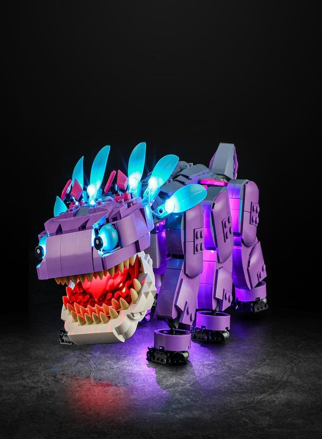Vaodest مصباح ليد Vaodest لـ Lego 77077 Fortnite Klombo، تصميم وتكوين متوافق مع الموديل 77077 (مصباح ليد فقط، وليس مجموعة مكعبات البناء) - Image 1