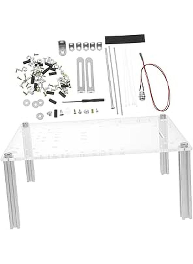 إطار حامل شاسيه علبة كمبيوتر STF باللون الأسود مناسب للوحة الأم لاختبار DIY وسهل التركيب - Image 1