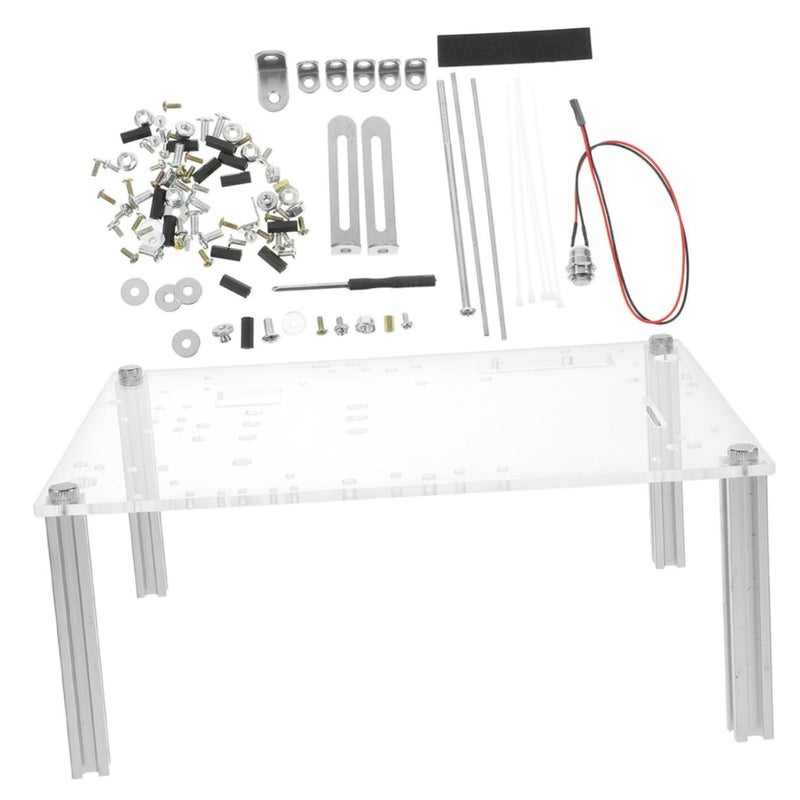 إطار حامل شاسيه علبة كمبيوتر STF باللون الأسود مناسب للوحة الأم لاختبار DIY وسهل التركيب - Image 2