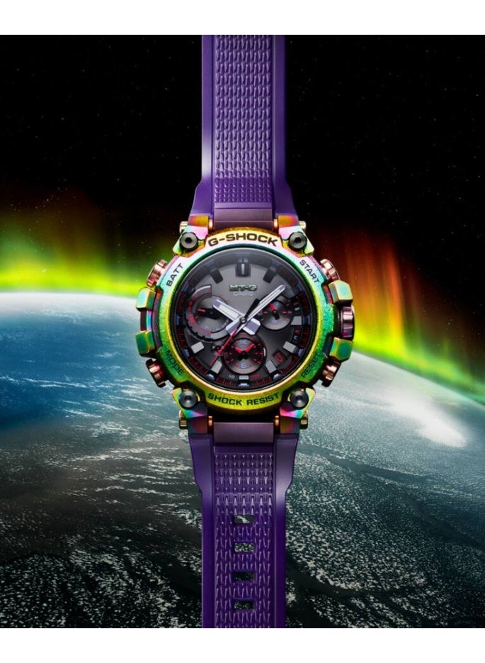 G-SHOCK Aurora Oval Limited Edition Watch MTG‑B300PRB‑1AJR, 50.9 mm Black Dial, Carbon/Stainless Steel + Resin Case, 200 m WR - Image 1