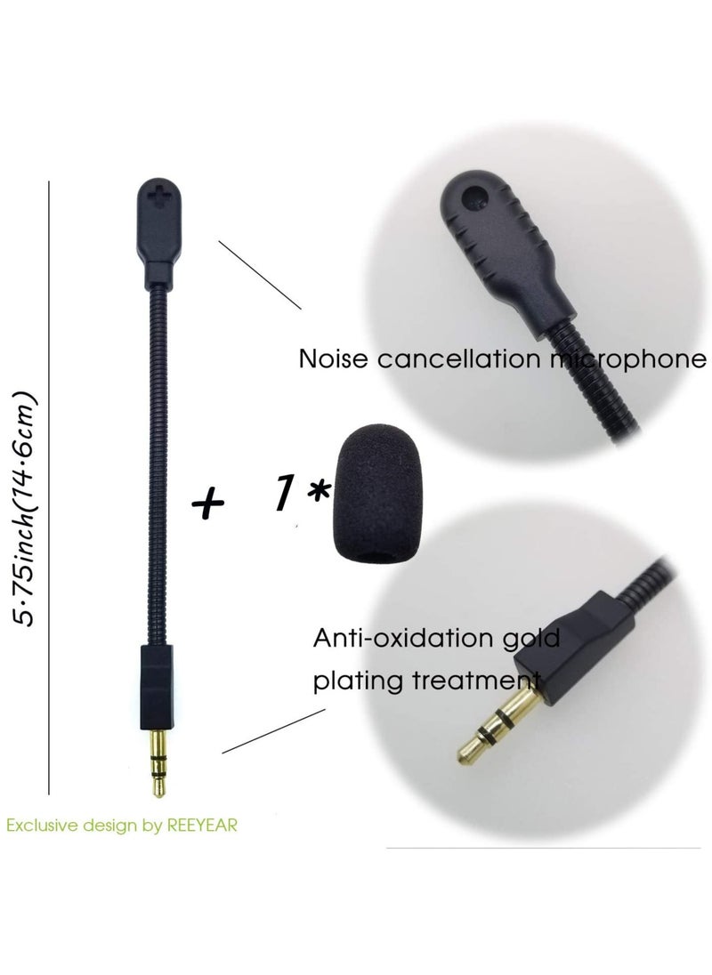 Generic - Replacement Game Mic fits for Logitech G PRO X 7.1 / G Pro Wireless Gaming Headsets,Detachable Noise Cancelling Crystal-Clear Game Sound Microphone - Image 1