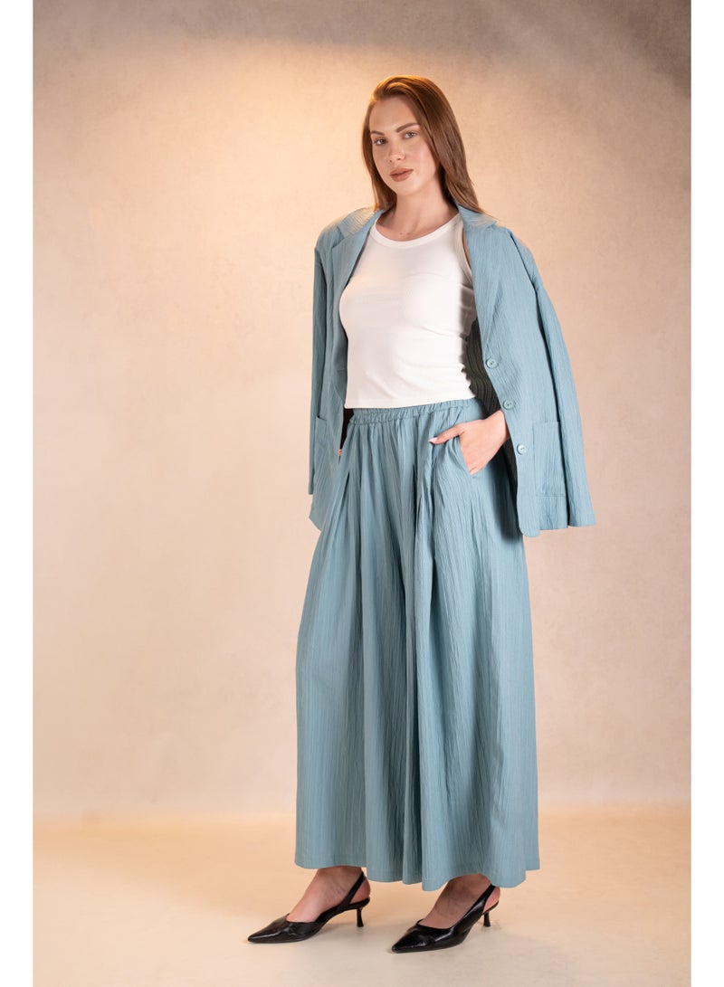Miss Venus Urban Wide Pants Suit - Image 2