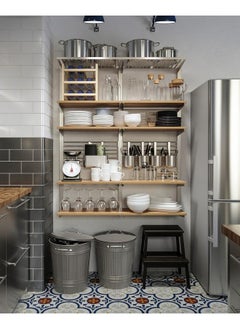 Zaboon Bin With Lid, Grey, 40 L  - Image 3