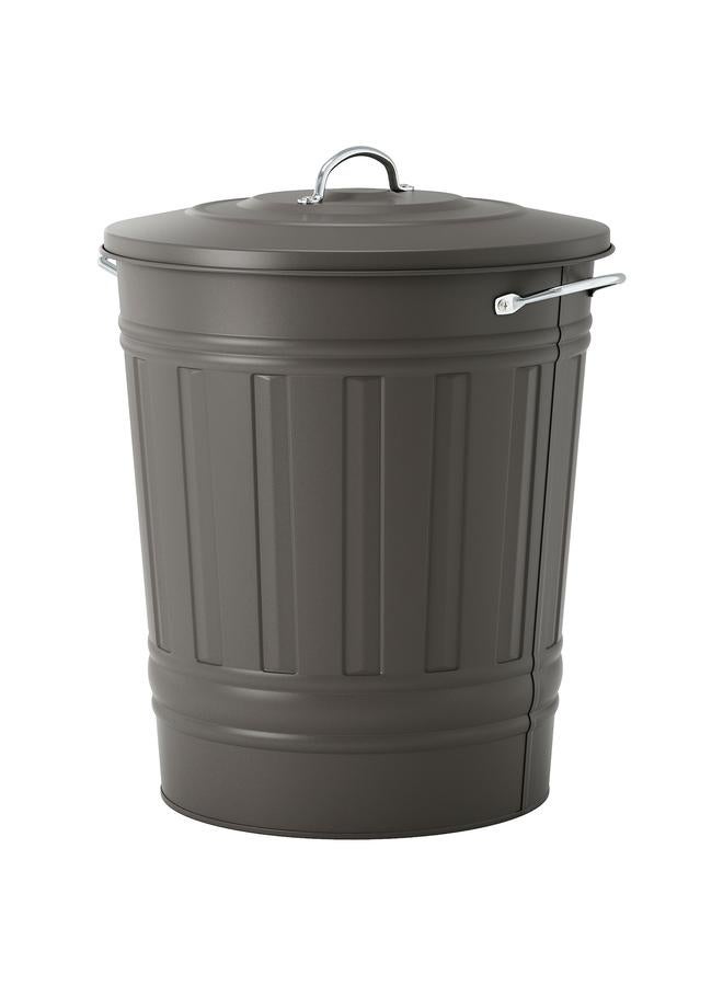 Zaboon Bin With Lid, Grey, 40 L - Image 1