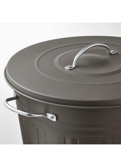 Zaboon Bin With Lid, Grey, 40 L  - Image 5