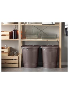 Zaboon Bin With Lid, Grey, 40 L  - Image 4