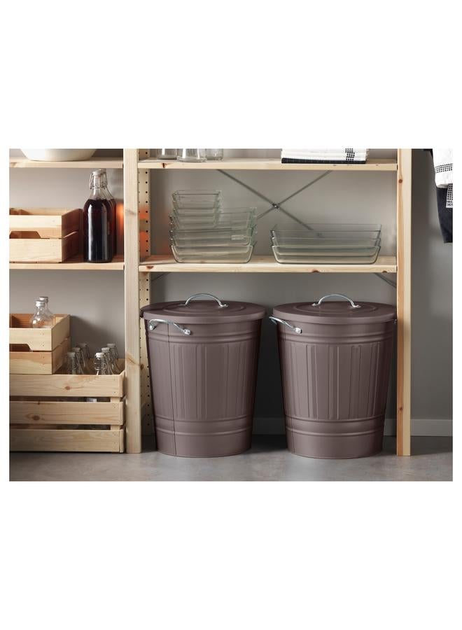 Zaboon Bin With Lid, Grey, 40 L - Image 4