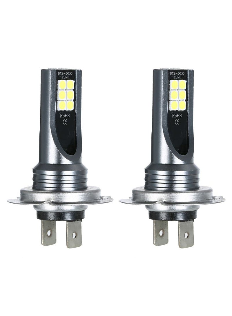 MUNTAQI 2-Piece H7 Car LED Fog Headlight Bulb Kit - Image 1