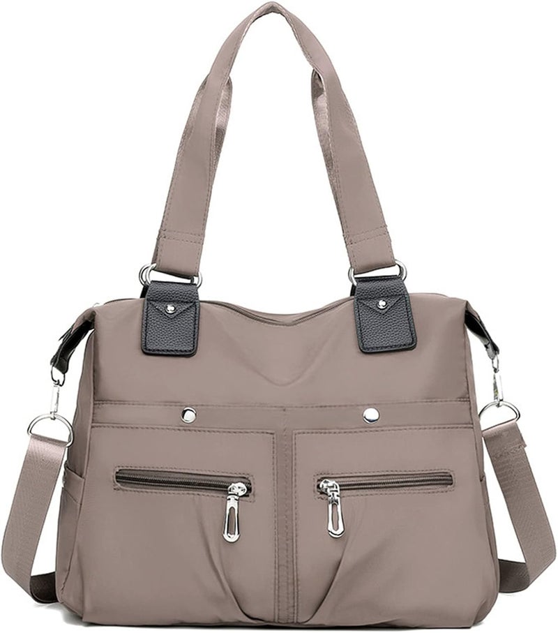 comfrt 2023 Large Capacity Waterproof Multi Pocket Nylon Shoulder Bag - Womens Tote Bag for Tablet Computer, Sunglass - Image 1