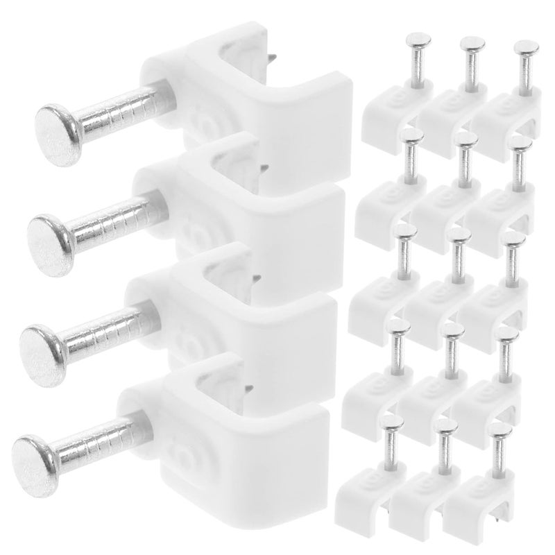 500pcs Black Adhesive Cable Clips Cord Management Wire Holders for Home Office Wall - Image 1