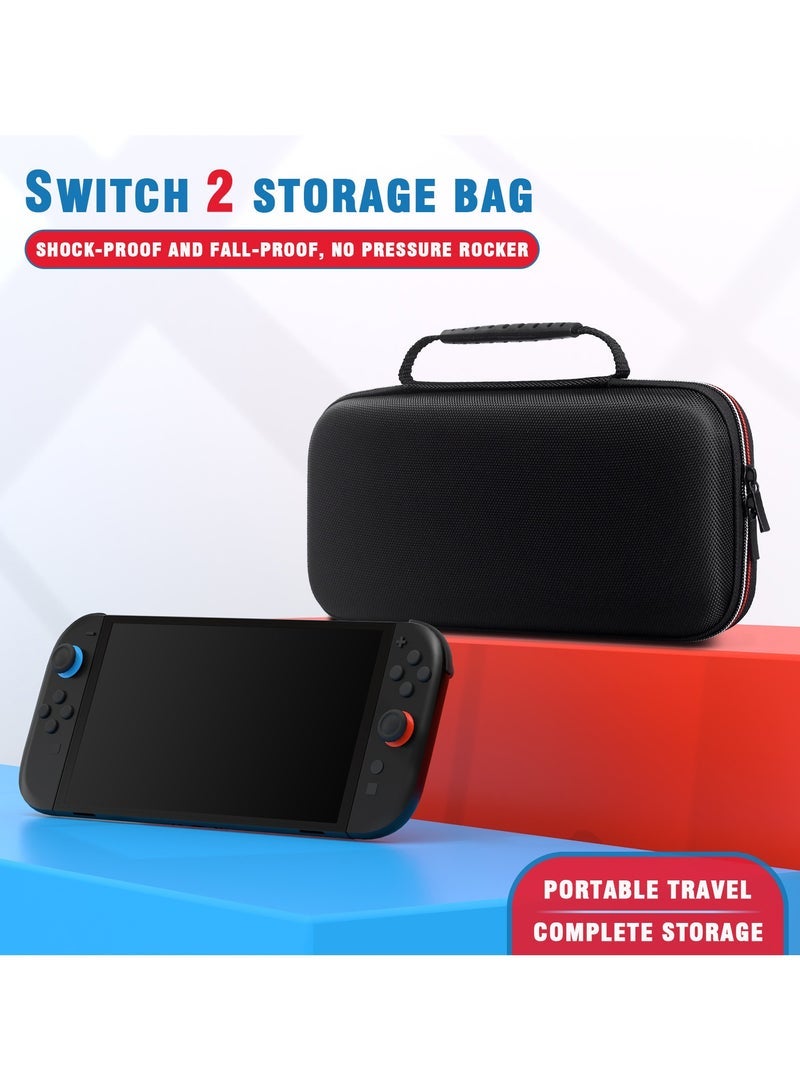 general Carrying Case for 2025 Nintendo Switch 2 Console, Travel Case with 12 Game Cassettes, Protective Hard Shell Carrying Case Pouch for 2025 Nintendo Switch 2 Console and Accessories - Image 2