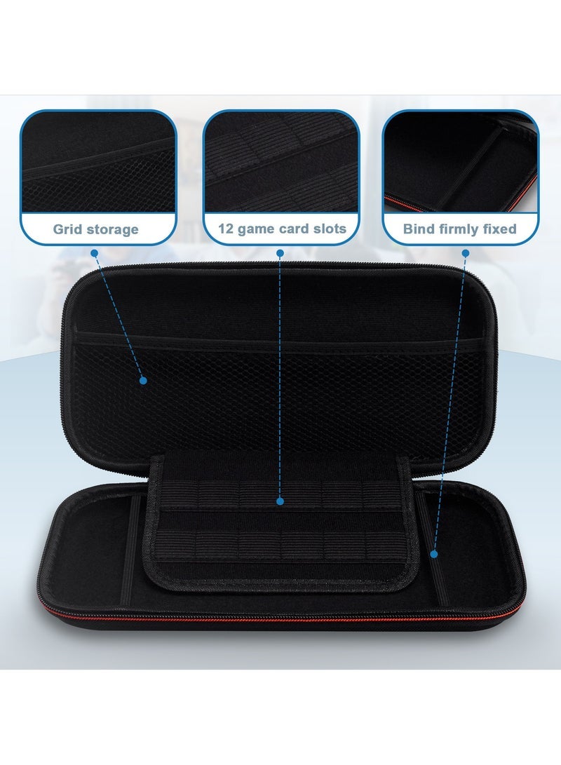 general Carrying Case for 2025 Nintendo Switch 2 Console, Travel Case with 12 Game Cassettes, Protective Hard Shell Carrying Case Pouch for 2025 Nintendo Switch 2 Console and Accessories - Image 3