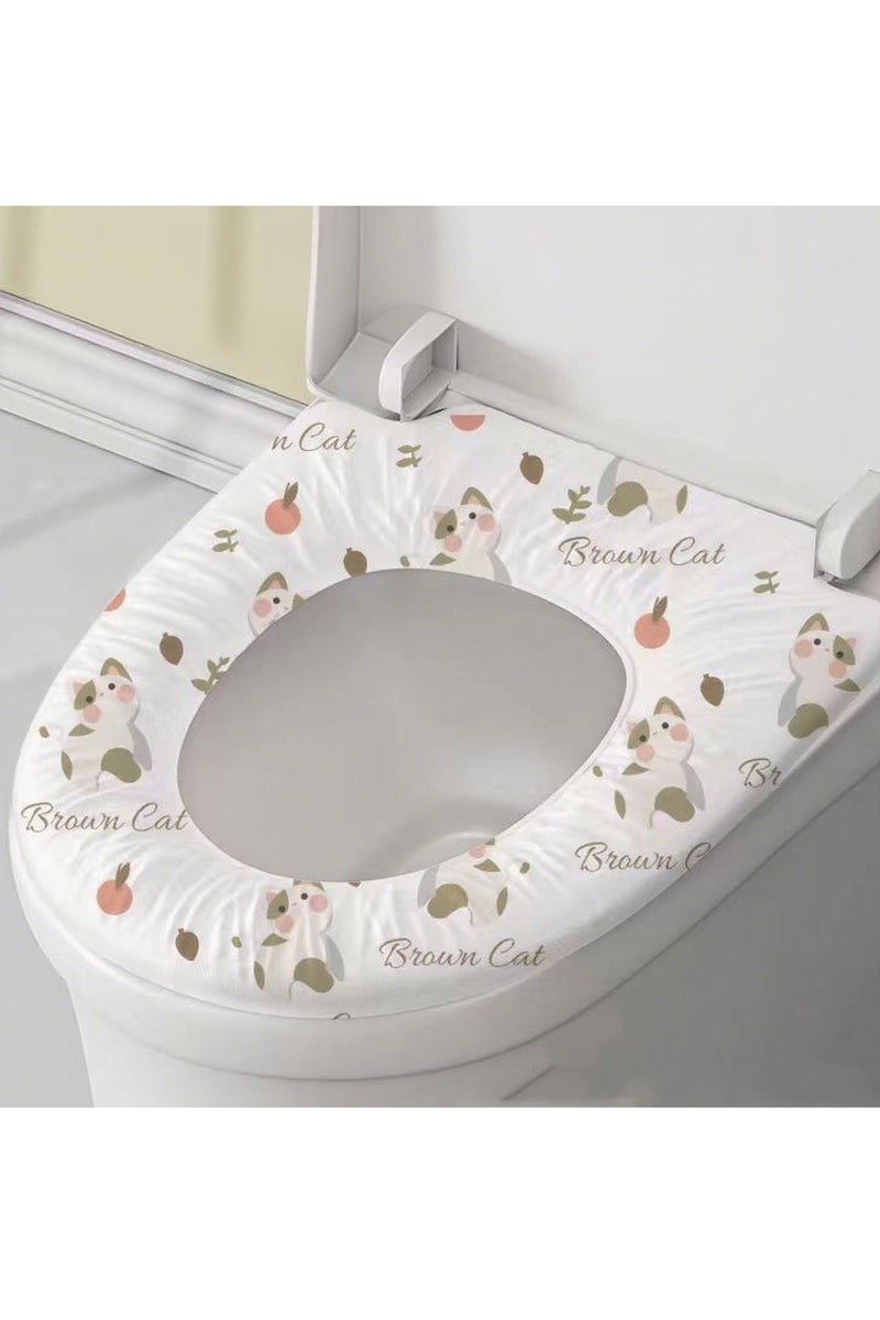 HOMESTAR 30 pieces disposable travel toilet seat covers that are waterproof, antibacterial, and portable for a baby or pregnant mother, with independent packaging - Image 1