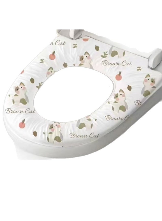 HOMESTAR 30 pieces disposable travel toilet seat covers that are waterproof, antibacterial, and portable for a baby or pregnant mother, with independent packaging - Image 5