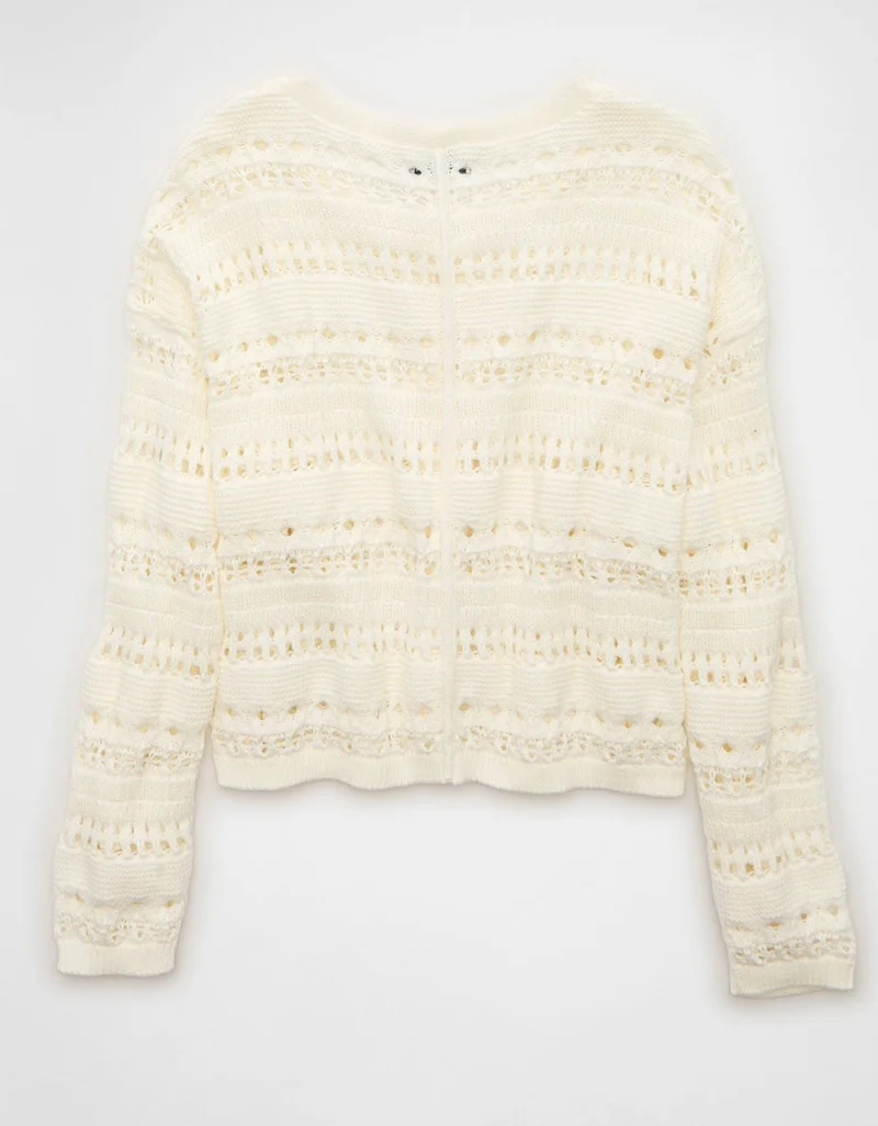American Eagle  AE Open Stitch Cardigan for Women | Best Price UAE