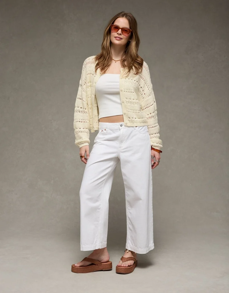 American Eagle  AE Open Stitch Cardigan for Women | Best Price UAE
