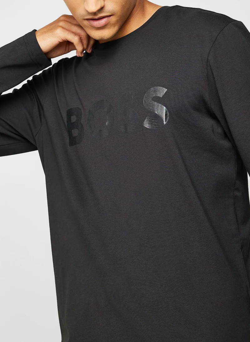 BOSS  Logo Crew Neck T-Shirt for Men | Best Price UAE
