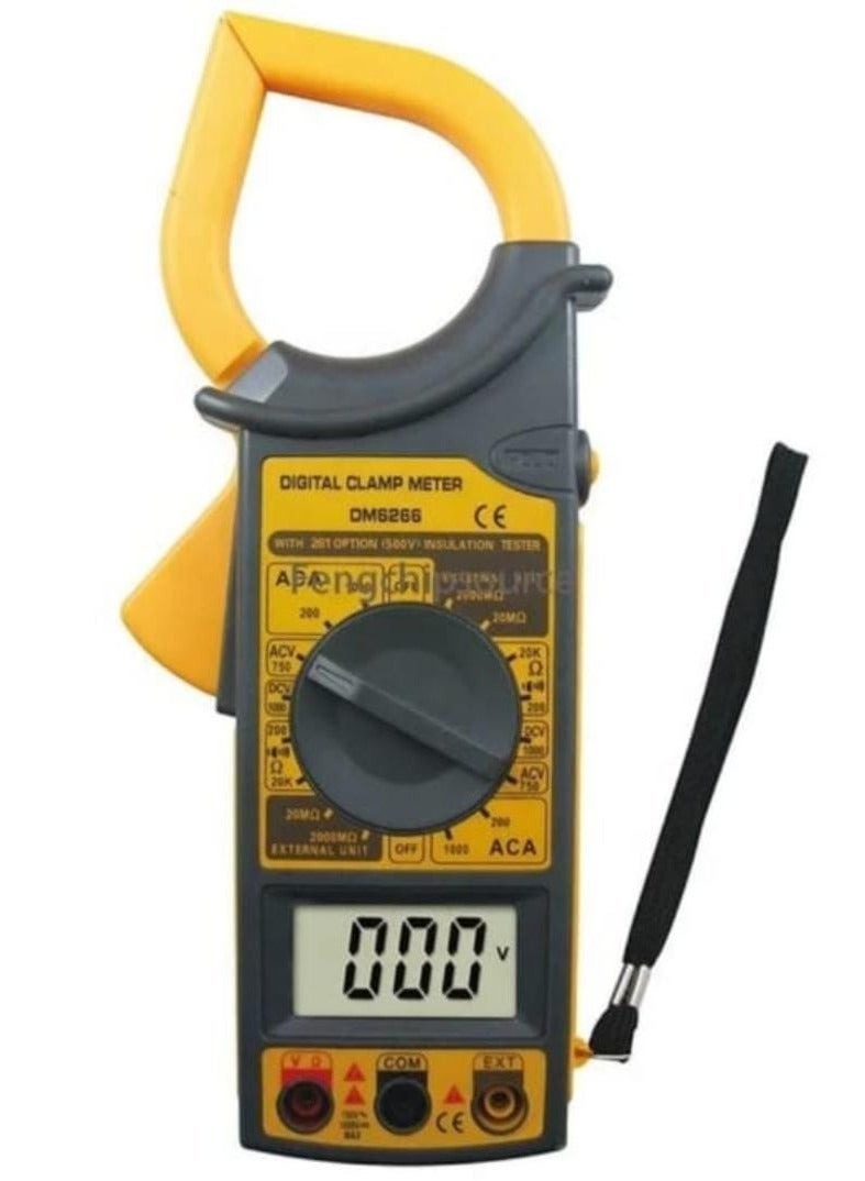 Digital Clamp Meter 1999-Digit LCD Display – Professional AC/DC Voltage & Current Tester with Frequency, Temperature Measurement, Auto Range, Data Hold Function, Overload Protection, Multi-Purpose Handheld Multimeter for Home & Industrial Electrical Testing - Image 1