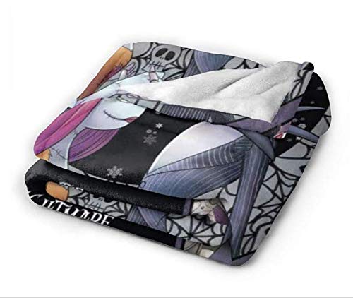 Ankeyoo Nightmare Christmas Ultra Soft Throw بطانية 60 "" x80 "" بوصة الفانيلا فانيل - Image 2