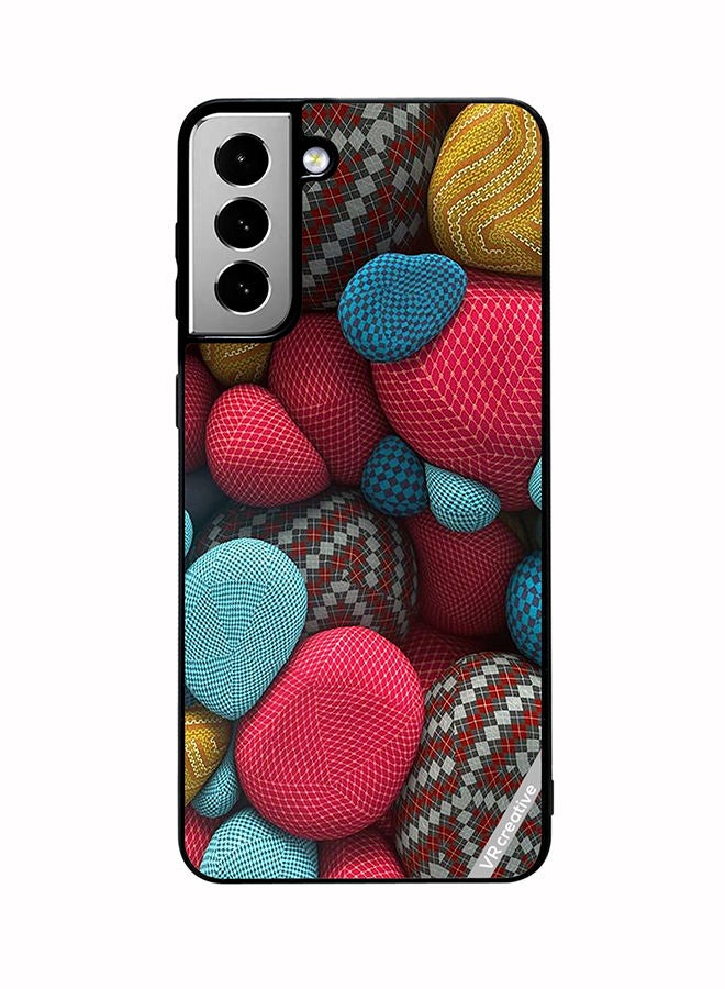 VR CREATIVE Protective Case Cover For Samsung Galaxy S21 FE 5G Multicolor Design - Image 1