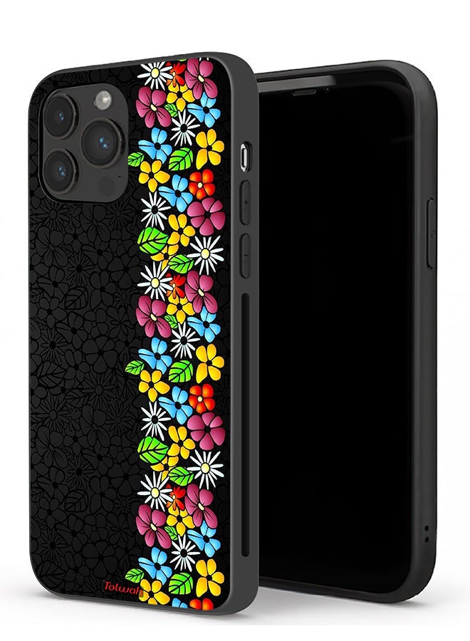 Tolwak Apple iPhone 13 Pro Max Protective Case Flowers Line - Image 1