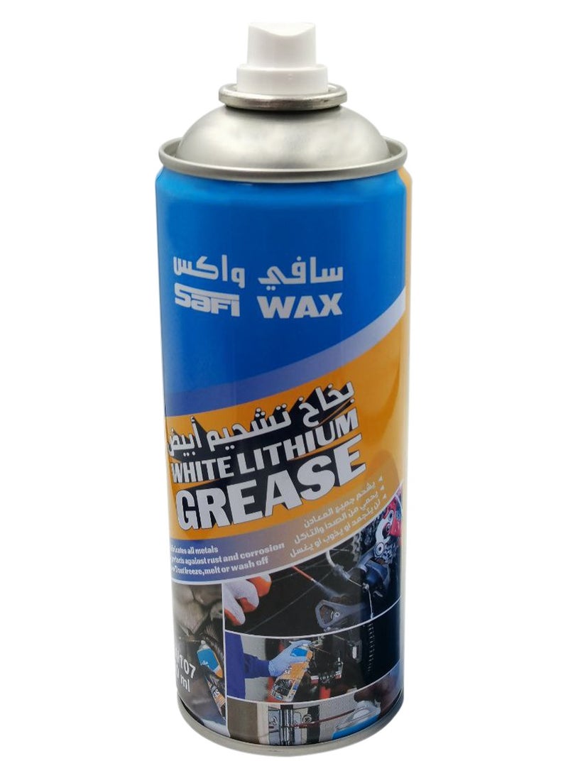 Safi WAX Safi Wax White Lithium Grease Superior Lubrication in a Spray 400ml SFW-107  - Image 2